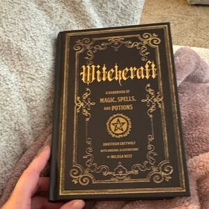 Witchcraft Handbook with Gold Detailing